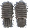 1 Paar Bodenwischer Lazy Slippers Hausschuhe Mop Schuhe Reinigungspantoffeln Putzschuhe Microfaser Staubmopp Bodenreiniger Wischmop für Boden Schmutz Haare Reinigung
