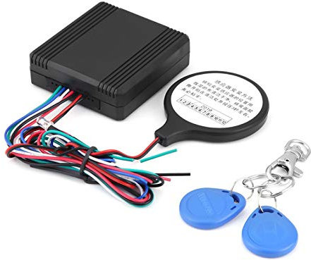 Antirrobo para motocicleta, Kit de seguridad para motocicleta, Sistema de entrada sin llave para motocicleta, Bloqueo de tarjeta de identificación para motocicleta Sistema de seguridad antirrobo
