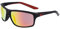 NIKE Unisex Adrenaline 22 M DV2155 Sunglasses, Matte Black/RED Mirror, 64