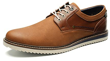 Bruno Marc Hommes Chaussures Oxfords Chaussure Ville Homme pour Bureau Costume Mariage Marron SBOX2213M-E Taille 44 (EUR)