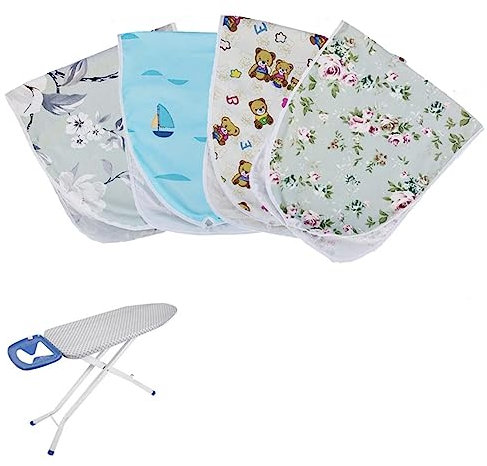 HCZION Copriasse da Stiro Universale Copertura ASSE da Stiro Termoriflettente Copriasse da Stiro Ricambio 80×30cm 90×30cm 100×35cm 120×40cm (Color : B, Size : 32x12/80x30cm)
