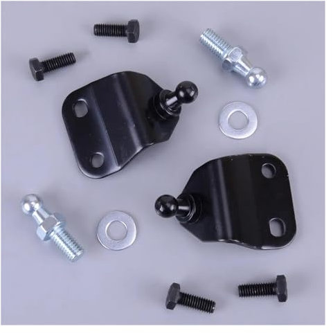 Motorhaube Gasfeder Universal 2 Sets Gas Strut End Montage Halterung Unterstützung Ball Pin Stehbolzen Fitting Für Auto Motorhaube Haube Heckklappe Motorhaubendämpfer