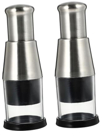 TOPBATHY 2 Pezzi Spremiaglio Spremiaglio Tritacarne In Acciaio Inox Smerigliatrice Per Aglio Accessorio Da Cucina In Acciaio Schiaccia Aglio Conveniente Schiaccia Aglio Forniture Da Cucina