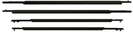 Joint De Fenêtre Voiture Isolation Phonique Pour To&yo&ta pour PR&IUS 2010-2015 4 pièces fenêtre de voiture bande d'étanchéité extérieure porte latérale verre caoutchouc ceinture moulage bande d'étanc