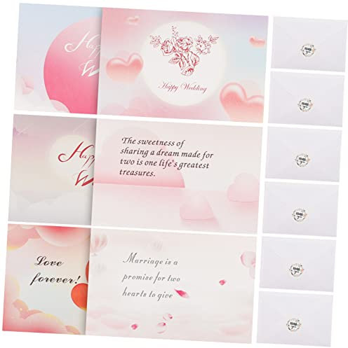 DIYEAH 12sätze Teiliges Hochzeitseinladungen Mit Umschlägen Stilvolle Karten Für Brautparty Und Hochzeitsfeier Romantische Designs Und Herzliche