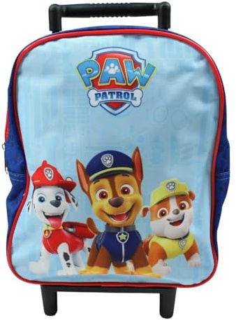 Trolley Paw Patrol 24x28x10 – Sac à Roulettes Disney – Idéal pour Enfant – Größe Einheitsgröße – Blau