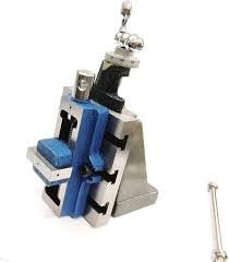 Amz974 - Morsa autocentrante per tornio verticale 100 x 125 mm e 75 mm
