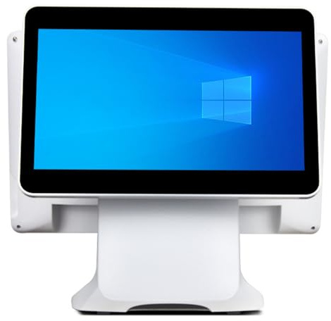 ALSUP Caisse Enregistreuse Tactile - Système de Caisse Écran Tactile 15.6 FHD Caisse Enregistreuse Professionnelle pour Restaurants et Commerces