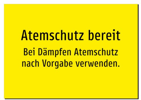 36362-DE-T-12 | Atemschutz bereit - Bei Dämpfen Atemschutz nach