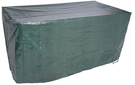 EUGAD Gartenmöbel Schutzhülle Abdeckhaube für Sitzgruppe Gartentisch Gewebeplane Plane Hülle Rechteck 193x136x88cm Grün