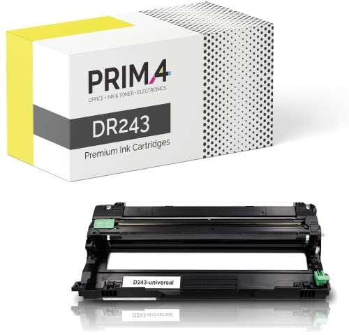 PRIMA4 - DR-243CL BK/C/M/Y Universal Trommeleinheit Kompatibel mit Drucker Brother DCP-L3550CDW, MFC-L3730CDN, MFC-L3750CDW, MFC-L3770CDW, HL-L3210CW, HL-L3230CDW, HL-L3270CDW -18k Seiten