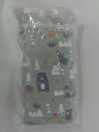 IPENNY Newborn Baby Side Sleep Pillow Anti Roll, Soft Baby Side Sleep Long Pillow - Toddlers Baby Back Body Positioning Pillow Comfortable Cotton Buckwheat Print Long Accompany Sleeping Pillow