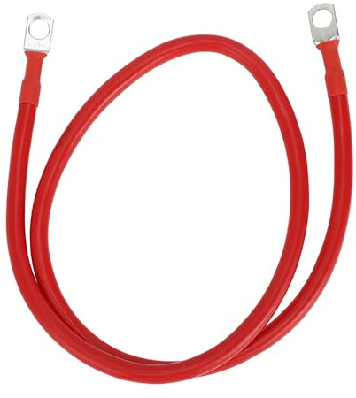 VekAuto Câble De Batterie 6 AWG 2.5FT 5/16 1pc Rouge pour Voiture | Cuivre Étamé, Pour Bateau, VR, Solaire, Température -40°C À +105°C, Tension 450V/750V, Usage Universel