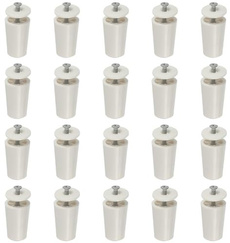 20 Piece Roller Shutters Stoppers,41mm*21mm Roller Shutter Limiters Replacement Roller Blind Shutter Fasteners Hardware Buffer Furniture Window Fitting White Roller Curtain Stoppers Accessories