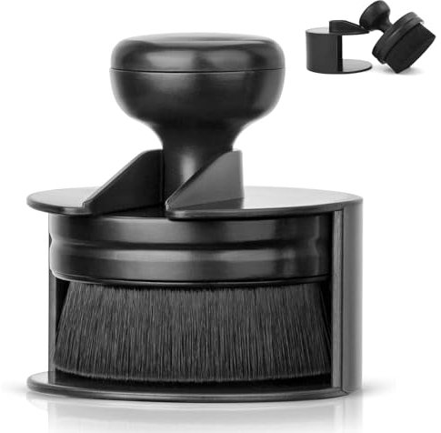 Pack de 3 Cepillo Aplicador Brillo de Neumáticos + 1 Paño de Limpieza, Cepillo Cuidado de Neumáticos Coche con Soporte, Cepillo Detallado Brillo de Neumáticos, Accesorios para el Cuidado de Llantas