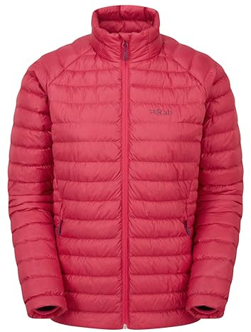 Rab Microlight - Giacca termica da donna, in piuma, per trekking, arrampicata e sci, Anguria, S
