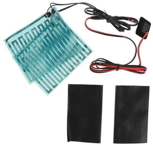 FUNOMOCYA 1 Pezzo Manopole Riscaldabili con Controllo Temperatura Pad Riscaldante per Manubrio per Scooter Facile Installazione e Spegnimento Dopo Ore