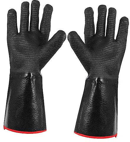 DIYEAH Protections De Main Résistantes à La Chaleur Imperméables Pour Cuisine Et Barbecue Anti-huile Design Cinq Doigts Unique Confortable
