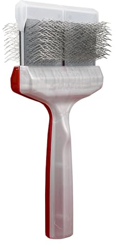 Activet Mega Unterwäscher Duo Zapper/Grabber - Professionelle Hundebürste für langhaarige Hunde - Entwirren und Unterwolle entfernen - Beliebt bei Hundefriseuren
