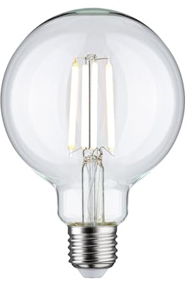 Paulmann 28779 LED Lampe Globe Filament G95 7W Dim to warm 806lm dimmbar Leuchtmittel Klar Goldlicht bis Warmweiß 1800-3000K E27