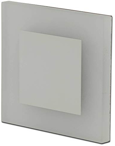 LED Treppenbeleuchtung weiß warmweiß aus Edelstahl und Kunststoff 0,8W 12V - ideal als Wand-Beleuchtung Stufen-Licht Treppen-Licht Wandleuchte geeignet