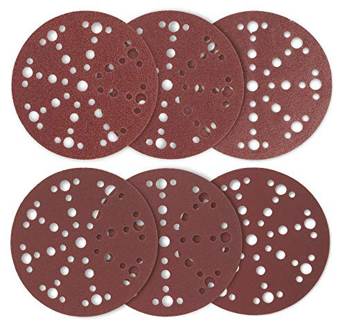 Exzenter Schleifpapier 150mm Set | Schleifscheiben rund Klett 60 St Körnung 40-240 von Wabrasive | kompatibel zu Festool Exzenterschleifer mit Schleifpads 150mm Klett
