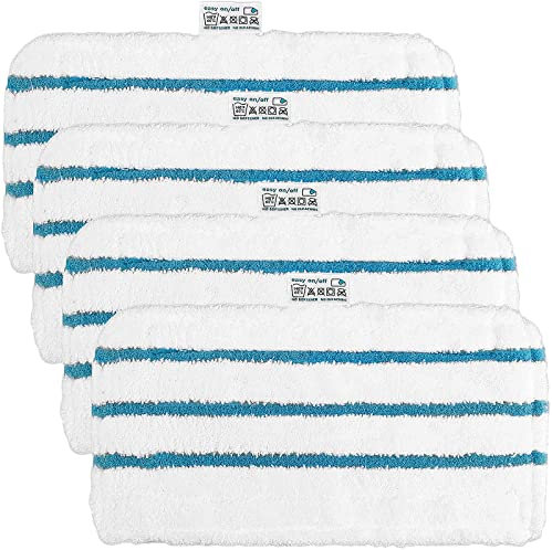 4 Panni Lavabili per Black Decker FSM1616 Steam Mop FSMP20 Compatibile con Lavapavimenti a Vapore Steam-Mop