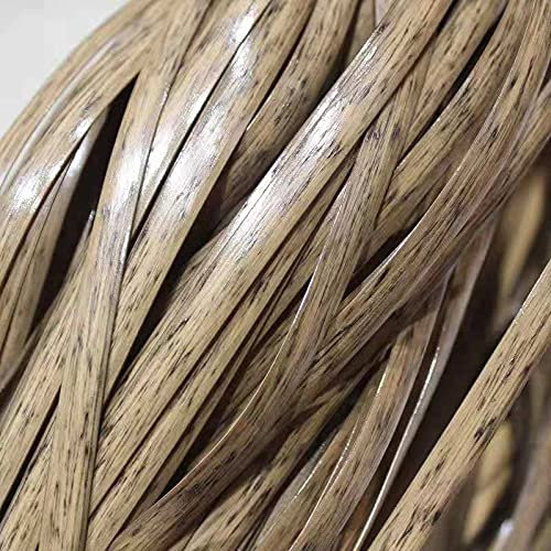 8mm*65m 500g Hand Made Woven Rattan Wicker Rattan Repair Material For Outdoor Garden Patio Furniture Synthetic Rattan Wicker Chair Table Repair Kit, Suitable For Woven Storage Baskets