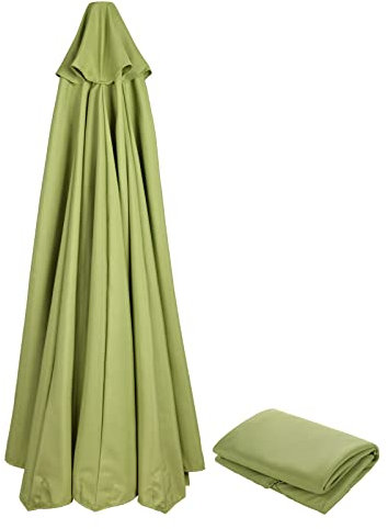 Plcnn 3 m Terrassenschirm Ersatzdach Dicke und stark Marktschirm Ersatzabdeckung mit 8 Rippen Outdoor Regenschirm Sonnenschutz Baldachin(nur Baldachin)