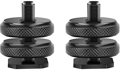 Rnitle Adaptateur Griffe Camera,Daptateur Hot Shoe pour Griffe Appareil Photo,vis d'adaptation,Filetage 1/4,pour Caméscopes,DSLR,Appareils Photo