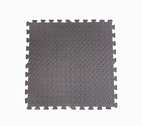 Reimo Tent Technology Bodenmatten 60x60cm u. Eckleisten, Puzzlematten, Schutzmatten, Steckmatten schwarz, Eva Schaumstoff Camping