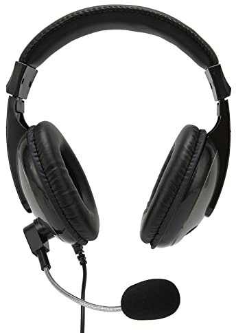 USB-Gaming-Headset, Kabelsteuerung über Dem Ohr, PC-Gaming-Headset mit Mikrofon, Weiche Kunstleder-Ohrenschützer, für Telefon, PC, Laptop, für, für PSP