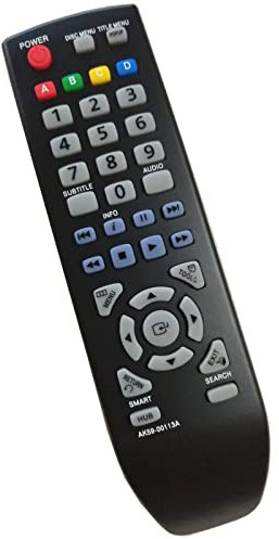 AK59-00113A VINABTY Télécommande de Remplacement appropriée Samsung Blu-Ray Disc Player BD-D5300 AK59-00113A