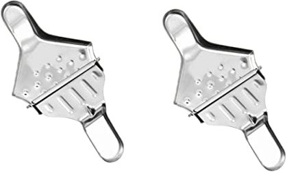 Alipis 2pièces Presse-agrumes Manuel Acier Inoxydable Squeezer à Main Pour Citron Et Orange Extracteur De Jus Portable Outil De Cuisine Pratique