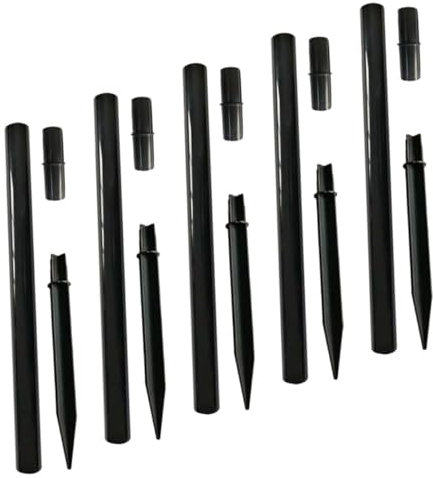 FONDOTIN 1Ensemble Accessoires de Lampes Solaire de Jardin Piquets de Plastique et Aux Intempéries pour Lampes Extérieures Remplacement pour Éclairage Solaire