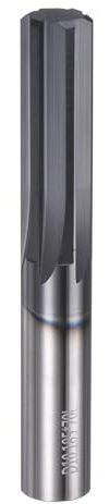 sourcing map Carbide Chucking Reamer 0.401(10.19mm) Dia Straight Flute Straight Shank Machine Reamer Tool for Metal and Lathes CNC Machining Centers, Black