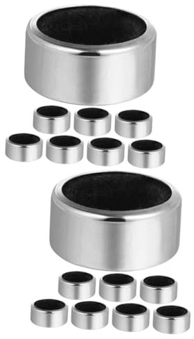 Amosfun Weinzubehör Hochwertig 16 Stk Weinring Aus Edelstahl Weintropfringe Tropfstopper- Tropfstopper Für Wein Flaschentropfring Getränkeflaschen Tropfenfänger Für Weinflaschen Essig Schwamm