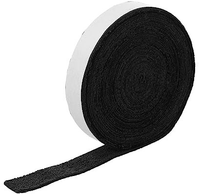 Parliky 2 Rollen Schlägergurt Schlägergriff Aus Polyester Schweißband Mit Schlägergriff Sportzubehör Schläger-overgrips Tennisschlägergriff Sportband Schläger-schweißband Tennisgriff Black