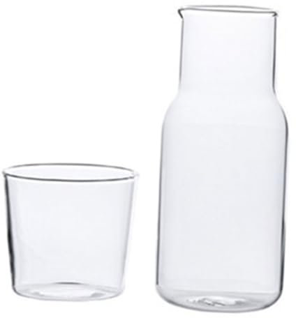 Cabilock 1satz Wasserkrug Aus Borosilikatglas Kühlende Getränkekaraffe Für Wasser Tee Und Fruchtsäfte Robuste Und Bruchsichere Kapazität Für Zuhause Und Büro