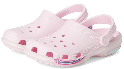 Crocs Classic Star Sparkle Shaker Clog K, Zoccoli Unisex - Bambini e Ragazzi
