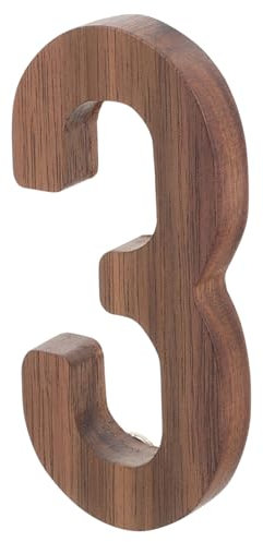 HOMSFOU Numéro Adresse Contemporain Grand Chiffre Plaque Personnalisable Pour Boîte Aux Lettres Et Maison Installation Facile Et Design Élégant
