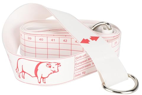 Mètre ruban pour bovins, poids de poitrine, règle de contraste, règle de mesure du corps souple Matériaux agricoles