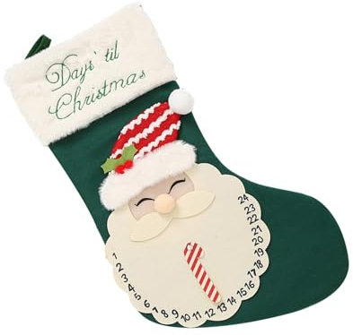 Wjsdsg Bezaubern Sie Den Weihnachtsmann Und Die Schneemänner Die Einen Weihnachtsstrumpf Stricken EIN Besonderes Geschenk Und Dekorationszubehör Für Die Winterfeier