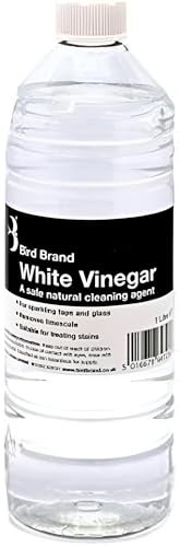 White Vinegar 1 Litre Powerful Cleaning Solution for Kitchen Bathroom Windows Laundry and General Household Use by Zinnia