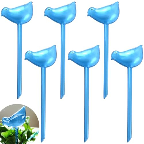 ZEPIQOR 6 Piezas Bolas de Riego por Goteo para Plantas, Sistema de Riego Automático para Plantas, Apto para Regar Macetas en Interiores al Aire Libre, Dispensador de Agua Autorriego para Vacaciones