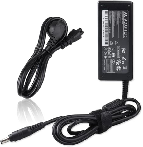 MXJFYY 65W Power Supply AC Adapter Laptop Charger for Samsung R480 R440 R540 R530 R580 QX410 Q430 P560 NP-NF310 R580I R580E R540E R540 R440I R480I R430I Q430H R530CE N110 N120 N130 N140 19V 3.16A