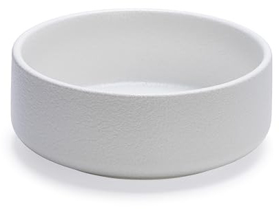 Designed by Lotte Napf Lojs, Hundenapf, Keramik, Weiß, 18x18x7 cm, 1200 ml