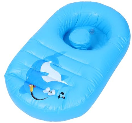 Gogogmee Aufblasbare Babybadewanne mit Cartoon Motiven für Kleinkinder für Innen und Außenbereich zu Verstauen Transportieren