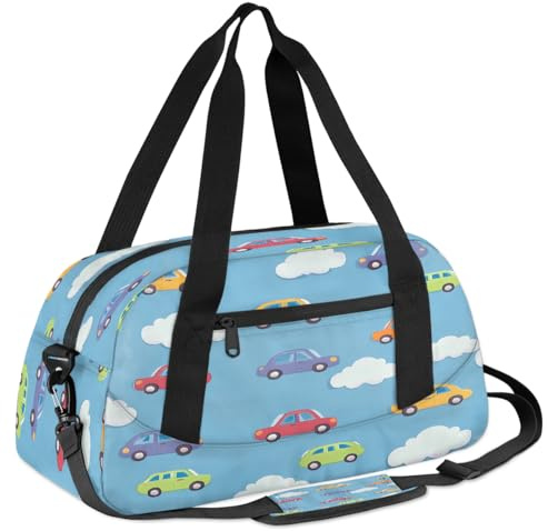 Mexpekil Adorable sac de sport pour enfants, garçons, filles, adolescents, voyage, sport, sac fourre-tout pour la nuit, le week-end, la danse