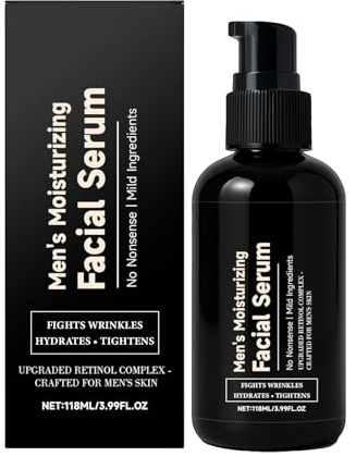 Sérum Facial Hidratante Para Hombre, Con Combate Las Arrugas, 118ml, Loción Hidratante Para La Piel, Loción De Hidratación Diaria, Hidrata Y Tensa, Para Pre Sol, Post Sol, Otoño, Invierno, Verano